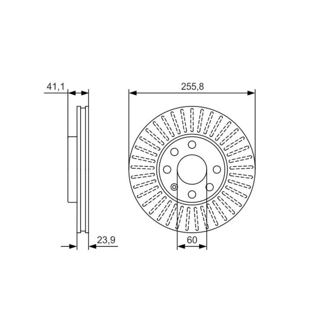 Bosch Front Brake Disc