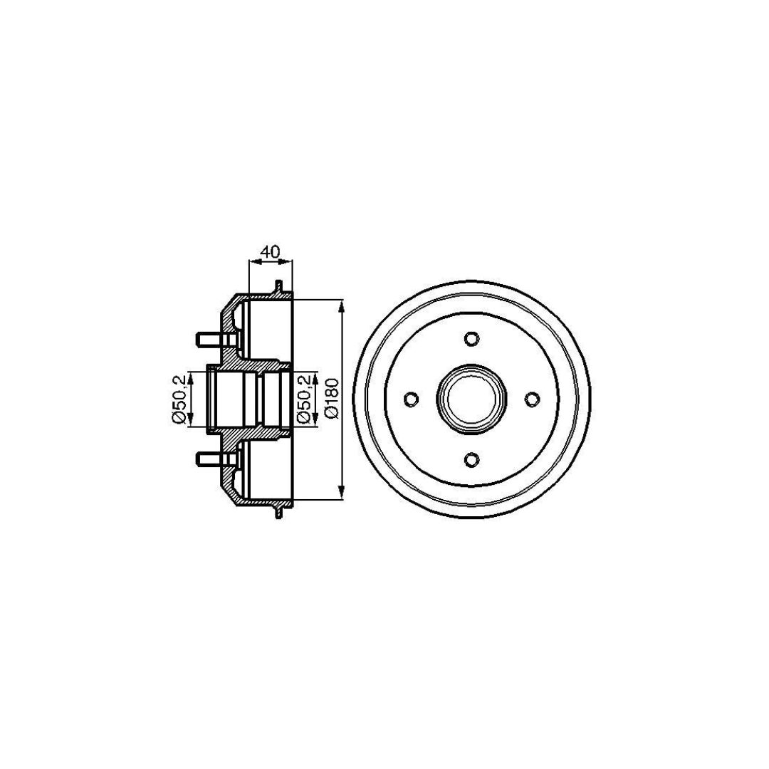 Bosch Brake Drum